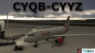 MSFS LIVE | FENIX A319 | Quebec City (CYQB)- Toronto (CYYZ) | Vatsim | #msfs2020 #fenixa320