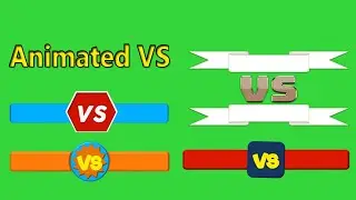 VS Green Screen Effect || vs animation green screen || 5 Best Versus Green Screen Animation PACK