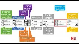 INP05 Text Picture Graphic Box Property Ribbon
