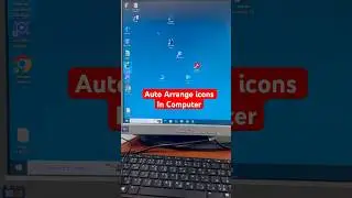 Computer Icons Auto Arrange | Arrange Desktop & Laptop icons properly