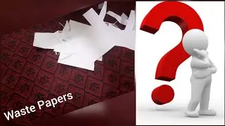Best out of waste from leftover Paper cut-outs
