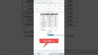 Sabías que Puedes Usar el Método Igual (=) de Varias Maneras en Excel #sepamosexcelviral #excel