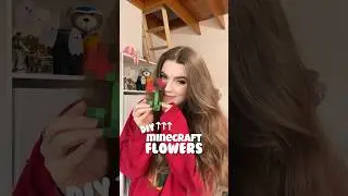 diy minecraft flowers 🌹