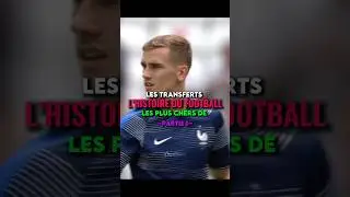Les transferts les plus chers du football 🤑⚽️ #pourtoi #football #footballshorts #edit #shorts