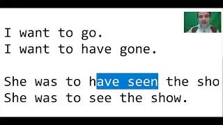 Perfect Infinitive Made Easy to Understand