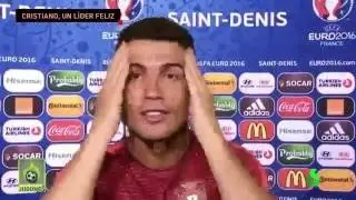 Выпивший Криштиану пошутил с журналистами!
