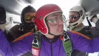 Прыжки с парашютом AFF третий уровень, Ватулино 17.06.2016. Skydiving AFF Level 3 DZ Vatulino.