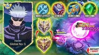 NEW META! XAVIER MOST POWERFUL BUILD! 😱 | XAVIER BUILD AND EMBLEM 2024 | MLBB