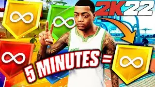 FASTEST Way To Get MAX BADGES on your Players on NBA 2K22!