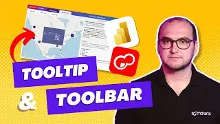 Tooltip & Toolbar Power BI Tutorial: Drill Down Map PRO | Part 7