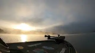 Amazing Foggy Morning Water Glide