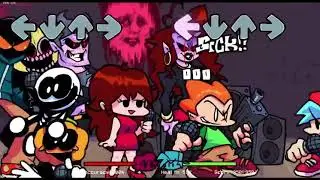 Friday Night Funkin but you fight everyone AT ONCE