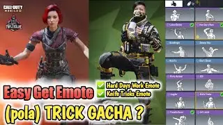 🔴 Spin Trick Gacha Codm biar dapat Emote dg mudah ?