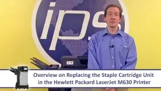 HP M630 - Replacing the Staple Cartridge Unit Video