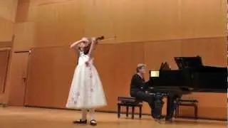 Alma Deutscher (7) playing Bériot, violin concerto no. 9 - I. Dec 2012