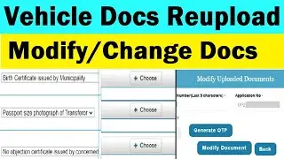 vehicle documents  reupload : reupload vehicle documents : modify/change vehicle documents 2023