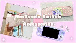 CUTE Nintendo Switch Accessories | Unboxing New Accessories For My Switch 🎮💗