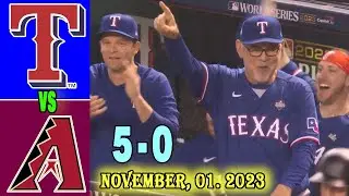 D-backs vs. Rangers [Innings 9th] GAME 5 World Series 11/01/22 Highlights | MLB Highlights 2023