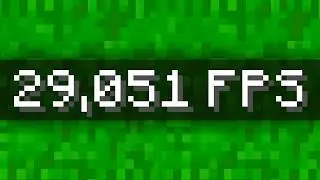 I beat the Minecraft FPS world record.