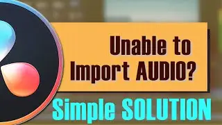 Audio Importing problem - Da vinchi Resolve - 20 / mp3 not importing 
