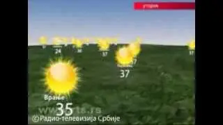Vremenska prognoza za utorak 6. avgust 2013.