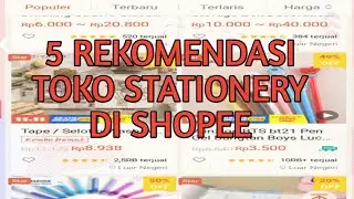 5 REKOMENDASI TOKO STATIONERY DI SHOPEE