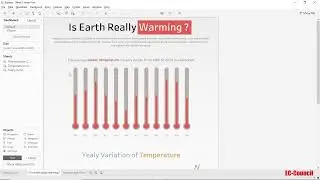 18 - Beyond Show Me – Thermometer Charts  || Tableau Visualization Course Beginning To Professional