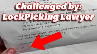 The LockPicking Lawyer Challenged Me: Pick This Lock - Challenge Accepted