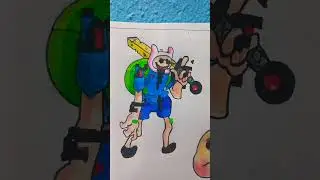 fnf (quiet song)dibujo de finn el humano (CN takeover)