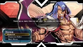 BLAZBLUE CENTRALFICTION Azrael Vs bullet
