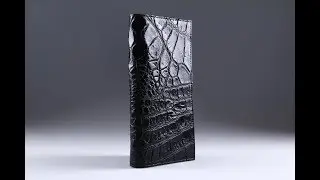 Вертикальное портмоне из кожи крокодила A0040B45