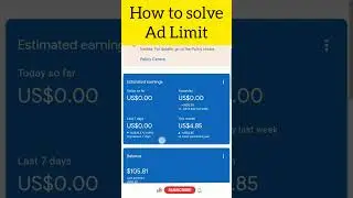 Adsense se ad limit kaise htaye | How to remove ad limit from Adsense 