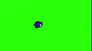 Among Us - Blue - Ejected / Space Ride - Green Screen - FREE