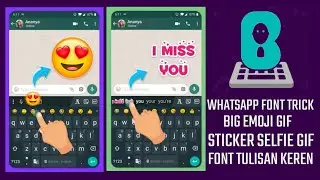 Bubble Keyboard App | How To Use Bubble Keyboard Change Font ?? | WhatsApp chat