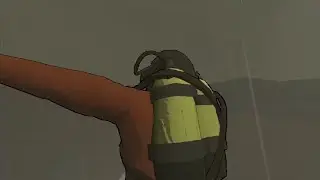 Oh he flies