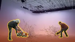 Impact Studios Builds a 30 Foot Cyclorama in 3 Days!