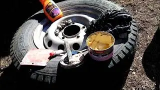 Niva Chevrolet we remove rust from arches