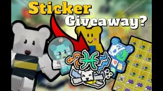 How To Enter This Upcoming Sticker Giveaway!!! (Bee Swarm Simulator)