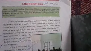 Class 8th (English )chapter 1 how teachers learn