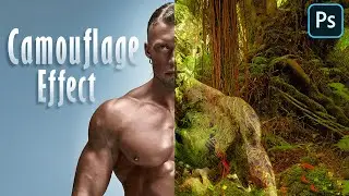 Photoshop Tutorial: How to Create an Invisible, Camouflage Effect!