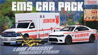 Los Santos Ems Vehicles Pack V5 Lore Friendly | Stretcher System | Non-Els