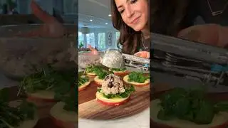 TUNA SALAD, PROVOLONE & APPLE SLIDERS