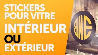 Imprimer des stickers pour vitre – Intérieur ou extérieur ? - EXPLICATION