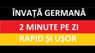 Invata limba germana | rapid si usor| LECTIA 1