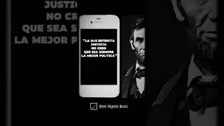 La más estricta justicia... Grandes Frases "Abraham Lincoln" #frases #music #shortsclip #viralvideo