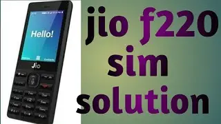 jio f220b sim solution
