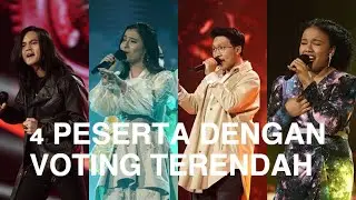 4 PESERTA INDONESIAN IDOL DENGAN VOTING TERENDAH, RAMANDA HARUS PULANG