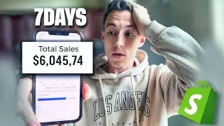 $0-$6,000 In 7 Days Dropshipping With $1 (Step-By-Step)