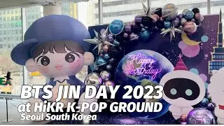 BTS JIN BIRTHDAY PROJECT 2023  | BTS JIN DAY at HiKR K-pop Ground | #btsarmy #btsjin #seoul