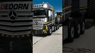 |ETS2 1.50| Big Stars - Actros/Arocs SLT New Headlights v1.0 #shorts #ets2mods #viralvideo